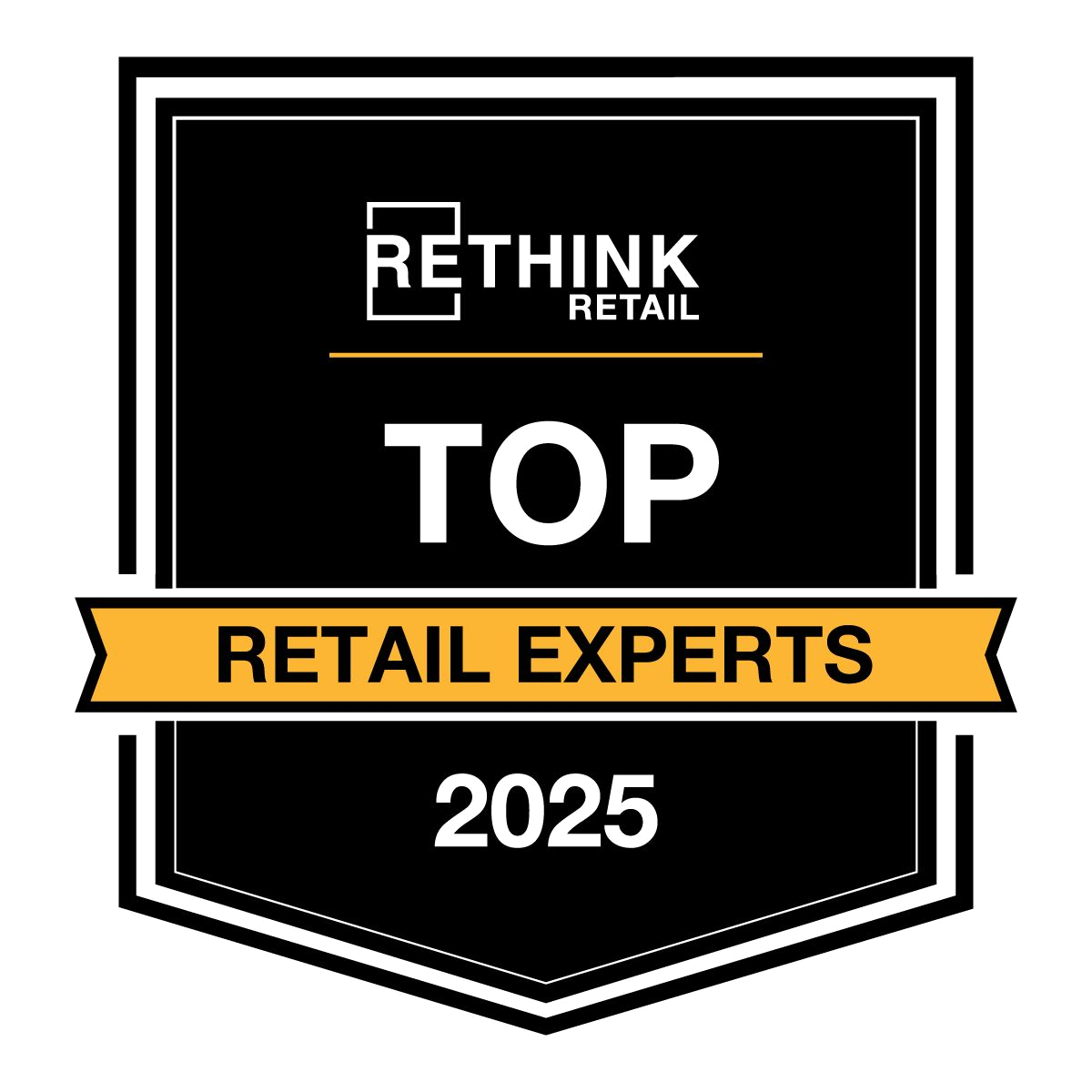 RETHINK Retail Top Retail Expert 2025 badge